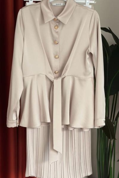 Eylem Takım Bej Bej