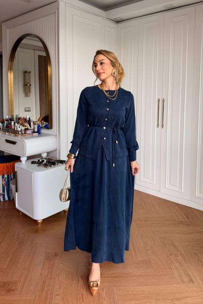 Feray Etekli Takım Lacivert Lacivert