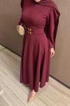 Filiz Elbise Bordo  BORDO