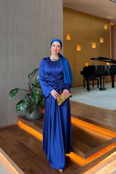 Fulya Elbise Lacivert Lacivert