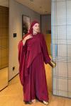 Şine Pantolonlu Takım Bordo BORDO