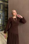 Gizem Elbise Acı Kahve  Acı Kahve