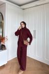 Gönül Pantolon Takım Bordo  BORDO