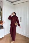 Gönül Pantolon Takım Bordo  BORDO