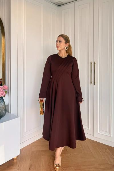 Gülbin Elbise Mürdüm Mürdüm