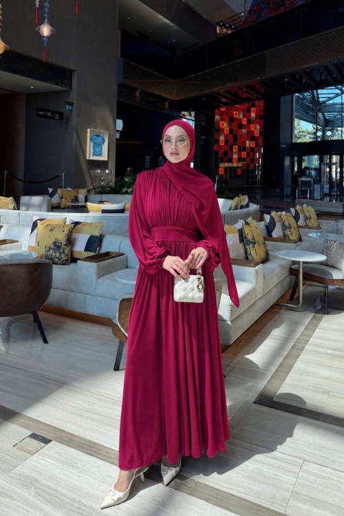 Gülce Elbise Kırmızı  Kırmızı