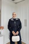 Güleda Pantolon Takım Lacivert LACİVERT