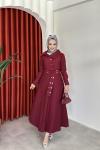 Gülizar Takım Bordo   Bordo