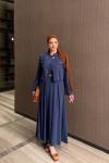 Gülsüm Elbise Takım Lacivert Lacivert