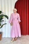 Güner Elbise Pembe Pembe
