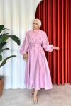 Güner Elbise Pembe Pembe