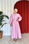 Güner Elbise Pembe Pembe