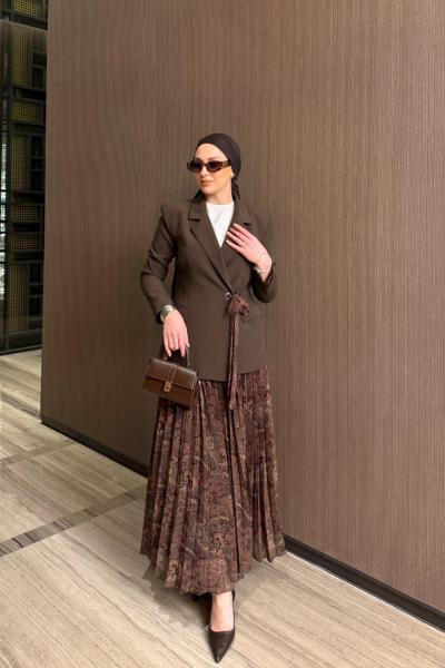 Hadise Etek Takım Kahve KAHVE