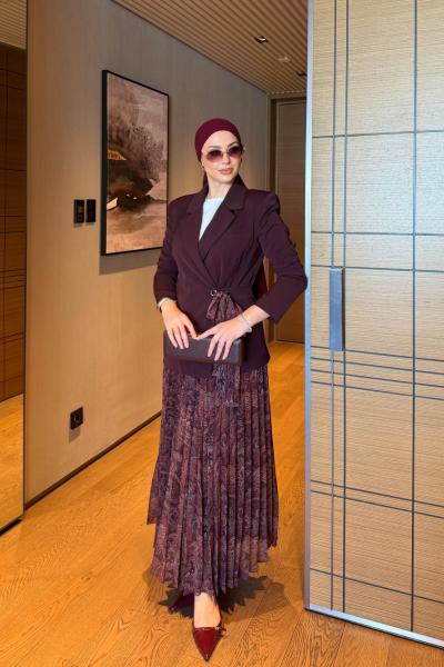 Hadise Etek Takım Bordo  BORDO