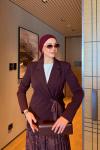 Hadise Etek Takım Bordo  BORDO