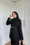 Harika Pantolonlu Takım Siyah  SİYAH