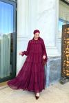 Hayal Elbise Bordo Bordo