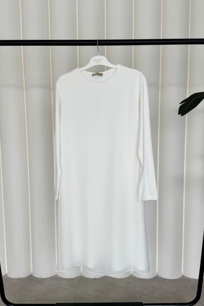 Hayriye İçlik Beyaz Beyaz