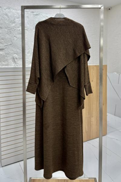 Hediye Elbise Kahverengi Kahverengi