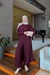 Hera Pantolon Takım Bordo  BORDO