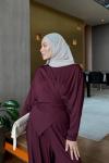 Hera Pantolon Takım Bordo  BORDO