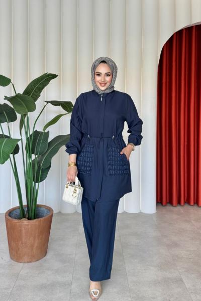 Hümeyra Takım Lacivert Lacivert