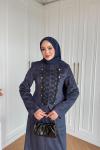 Hüsna Etekli Takım Lacivert  Lacivert