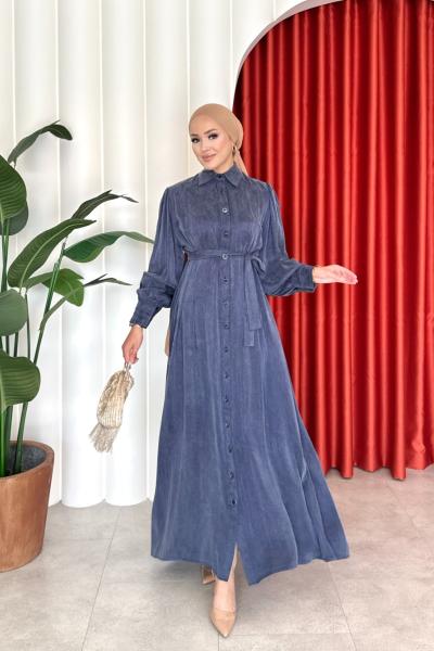 İlgi Elbise Lacivert Lacivert