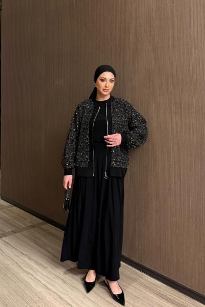 İlkay Pantolon Takım Siyah SİYAH