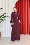 İlknur Takım Bordo Bordo