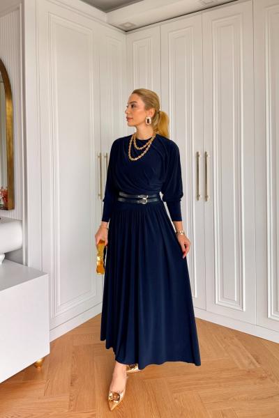 İmren Elbise Lacivert Lacivert