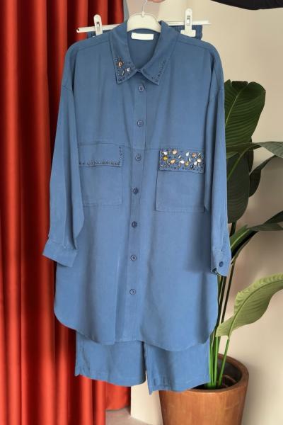 Jale Takım Koyu Mavi koyu mavi