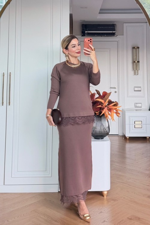 Karanfil Etek Takım Vizon  Vizon