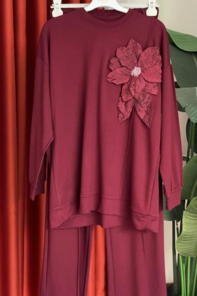 Kiraz Takım Bordo Bordo