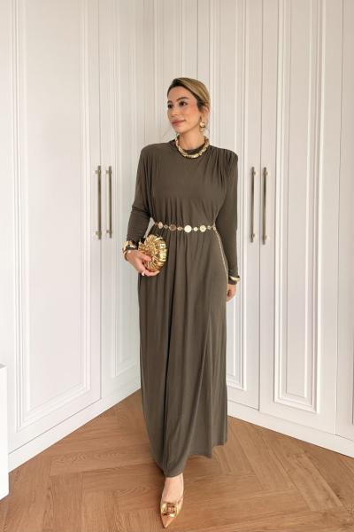 Kısmet Elbise Koyu Yeşil Koyu Yeşil