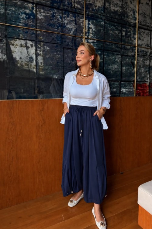 Kumsal Pantolon Lacivert LACİVERT