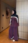Laçin Pantolon Takım Bordo BORDO