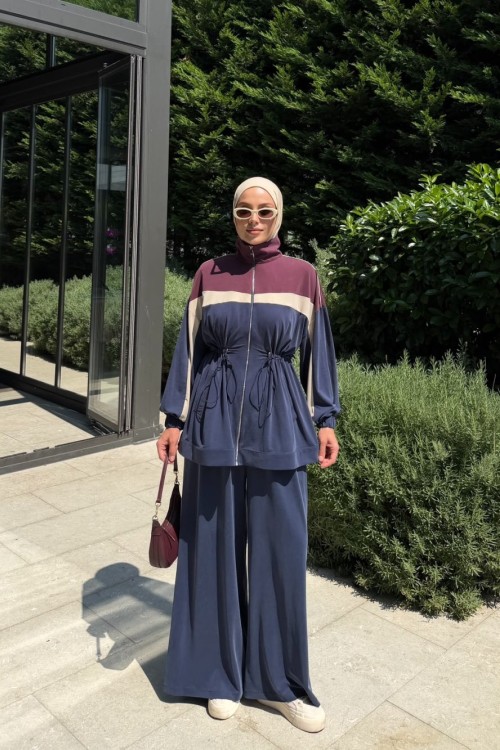 Laçin Pantolon Takım Lacivert LACİVERT