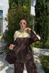 Laçin Pantolon Takım Kahve KAHVE