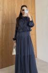 Lale Elbise Takım Lacivert LACİVERT