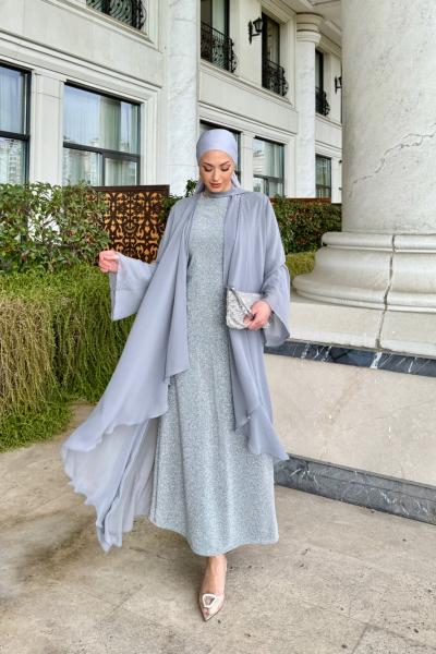 Lale Elbise Takım Gümüş gümüş