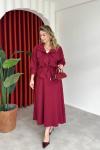 Lara Etekli Takım Bordo Bordo