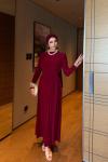 Leyal Elbise Bordo  BORDO