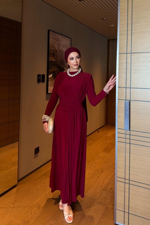 Leyal Elbise Bordo BORDO