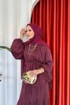 Leyla Etekli Takım Bordo Bordo