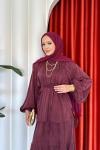 Leyla Etekli Takım Bordo Bordo