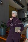 Lidya Pantolon Takım Bordo BORDO