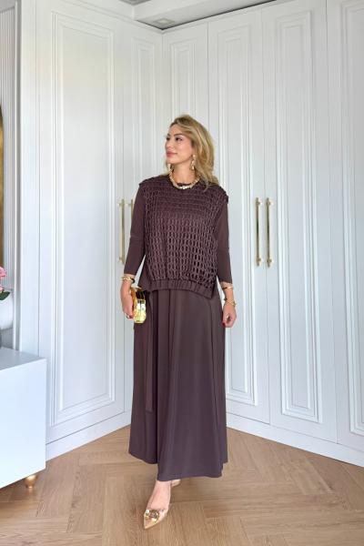 Liya Elbise Acı Kahve Acı Kahve