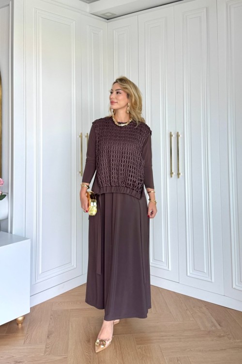 Liya Elbise Acı Kahve Acı Kahve