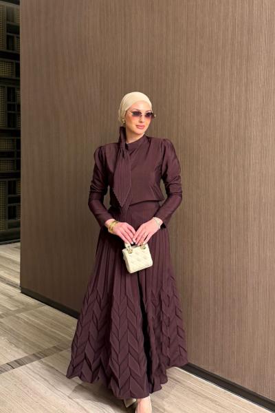 Masal Etekli Takım Mürdüm MÜRDÜM